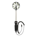 Sonda termo-anemometro a palette da 100 mm - Misura velocità, portata, umidità, temperatura