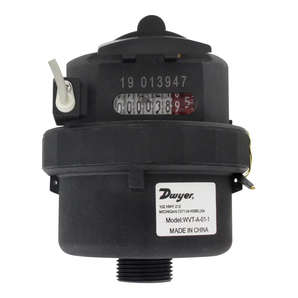 Vertical Rotary Piston Water Meter, Durable Polymer & Steel, Irrigation Use