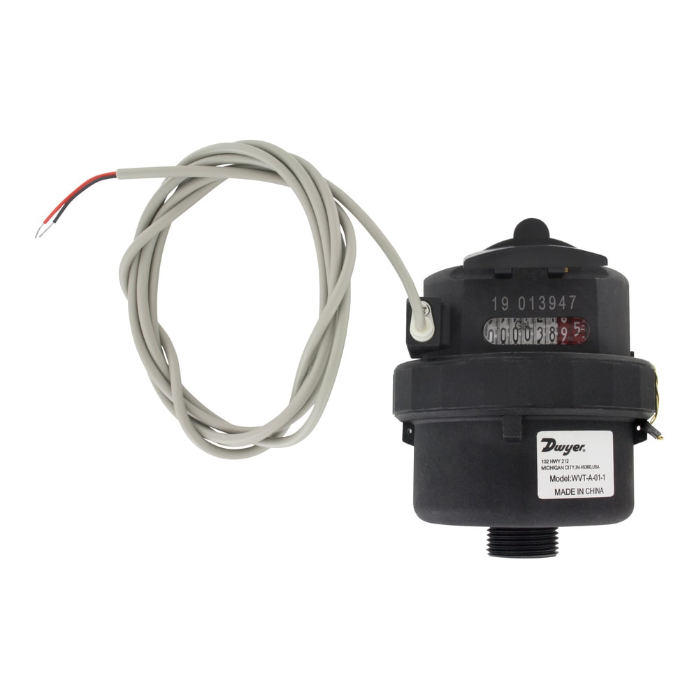 Vertical Rotary Piston Water Meter, Durable Polymer & Steel, Irrigation Use