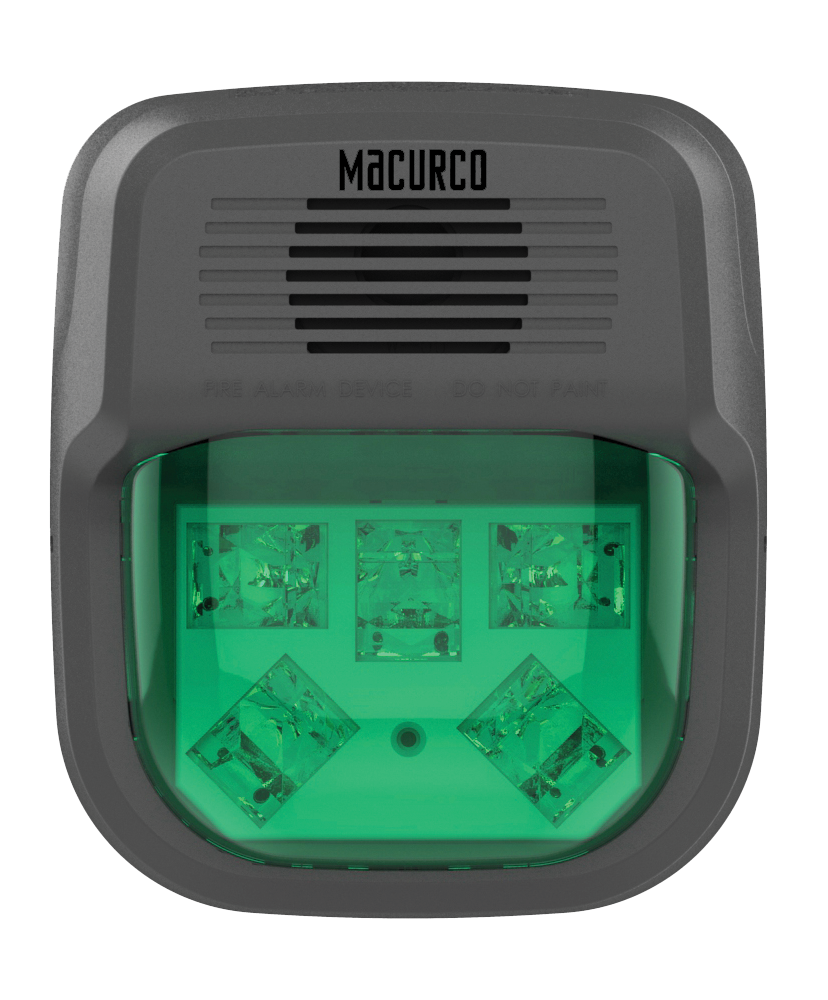 Low-Voltage Indoor Audio/Visual Indicator - Horn and Strobe