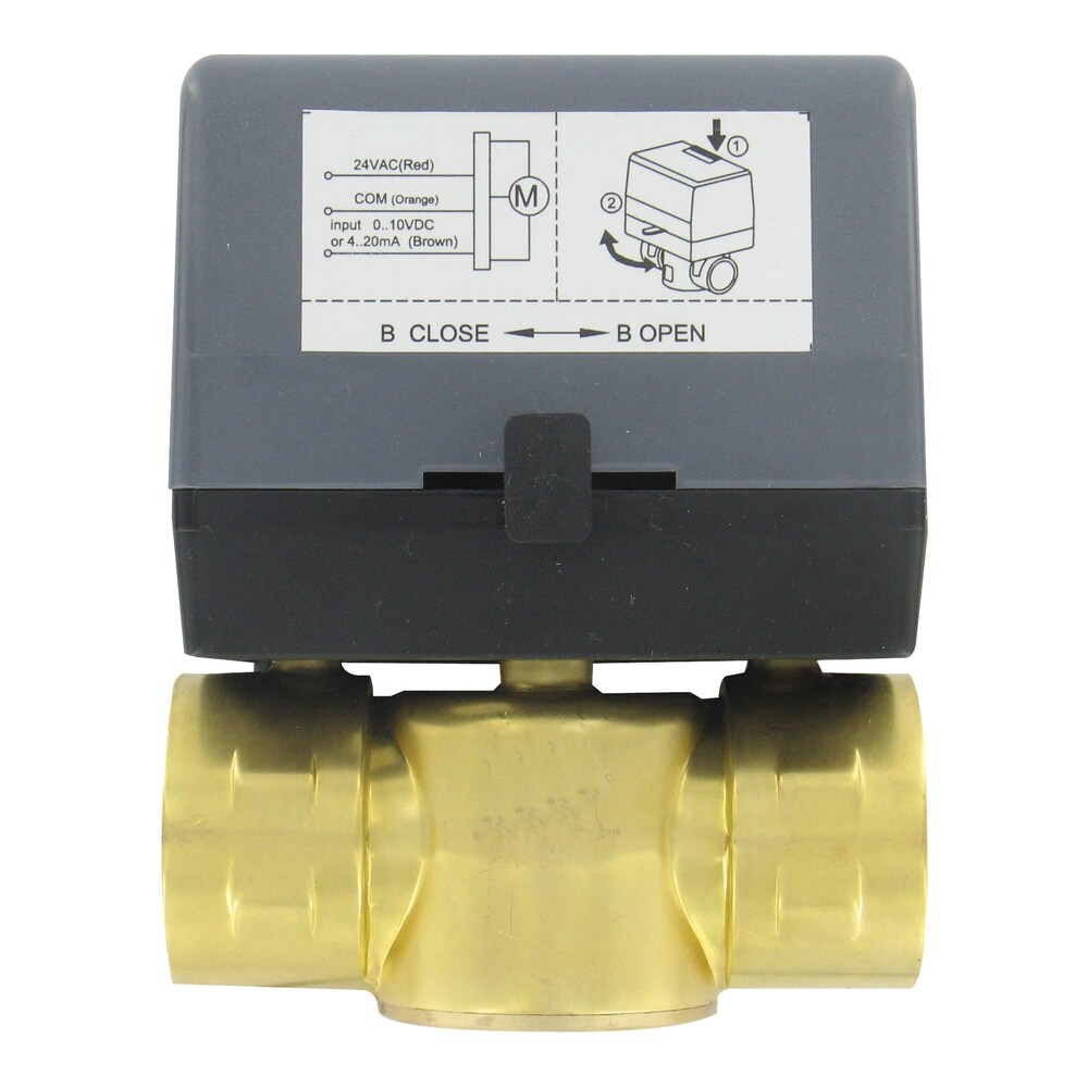 Vannes de zone pour eau chaude/froide – Électriques, bidirectionnels, 1/2-1-1/4 po