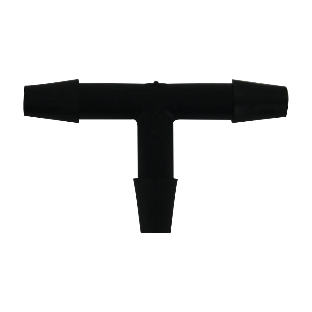 "T" assembly, plastic, for 3/16" plastic tubing.