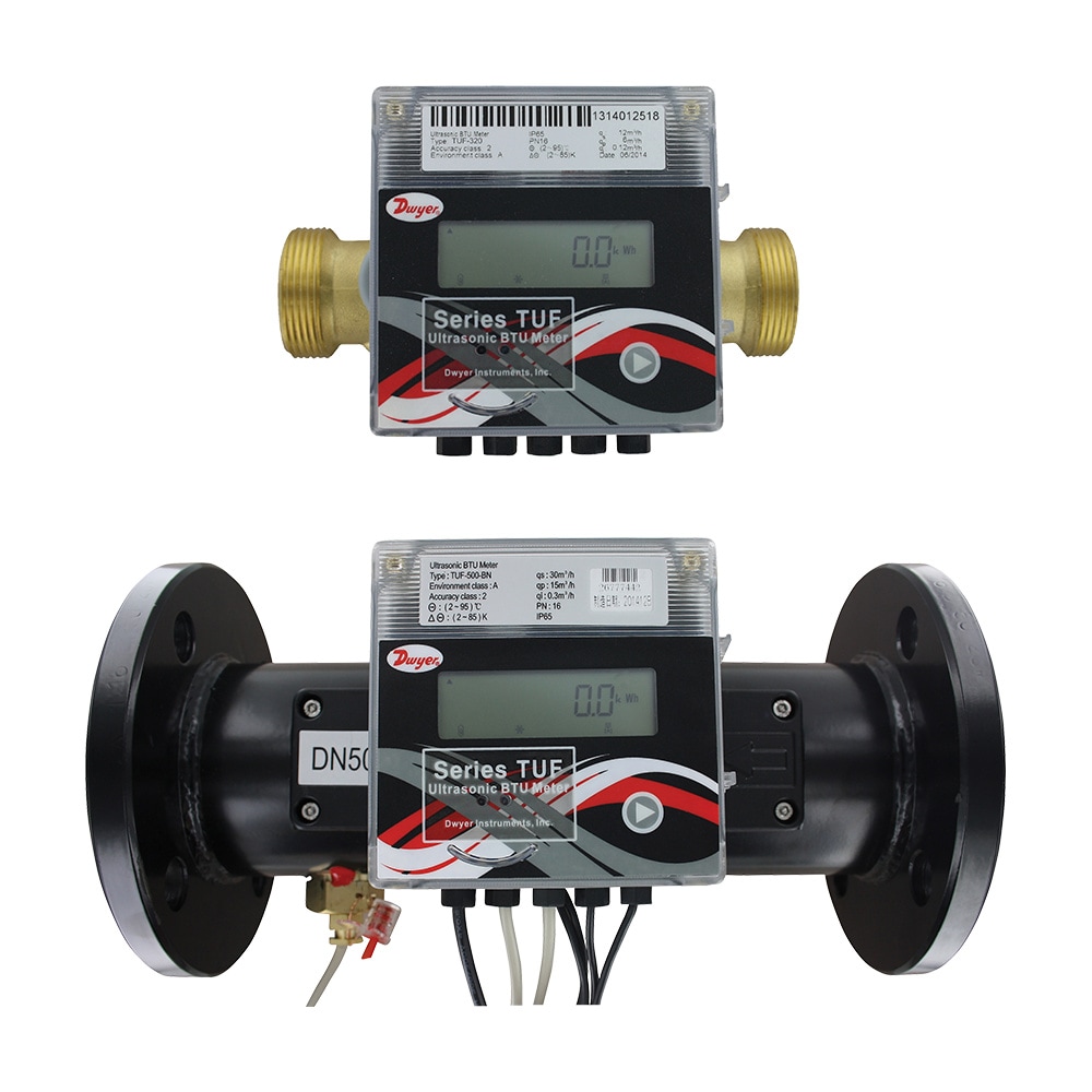 Compteur d'énergie ultrasonique compact pour le chauffage/refroidissement avec débitmètre et calculateur