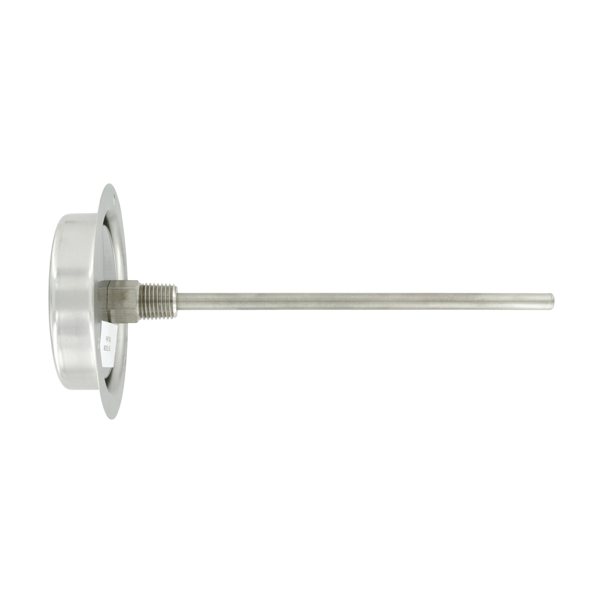 Thermomètre bimétallique de montage sur panneau de 3" avec lentille en verre pour CVC et plus