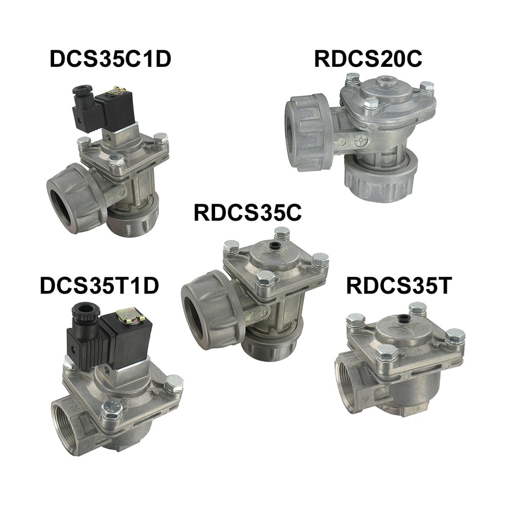 Springless Dust Collection Valves for DCT1000/DCT500 – 90° Angle