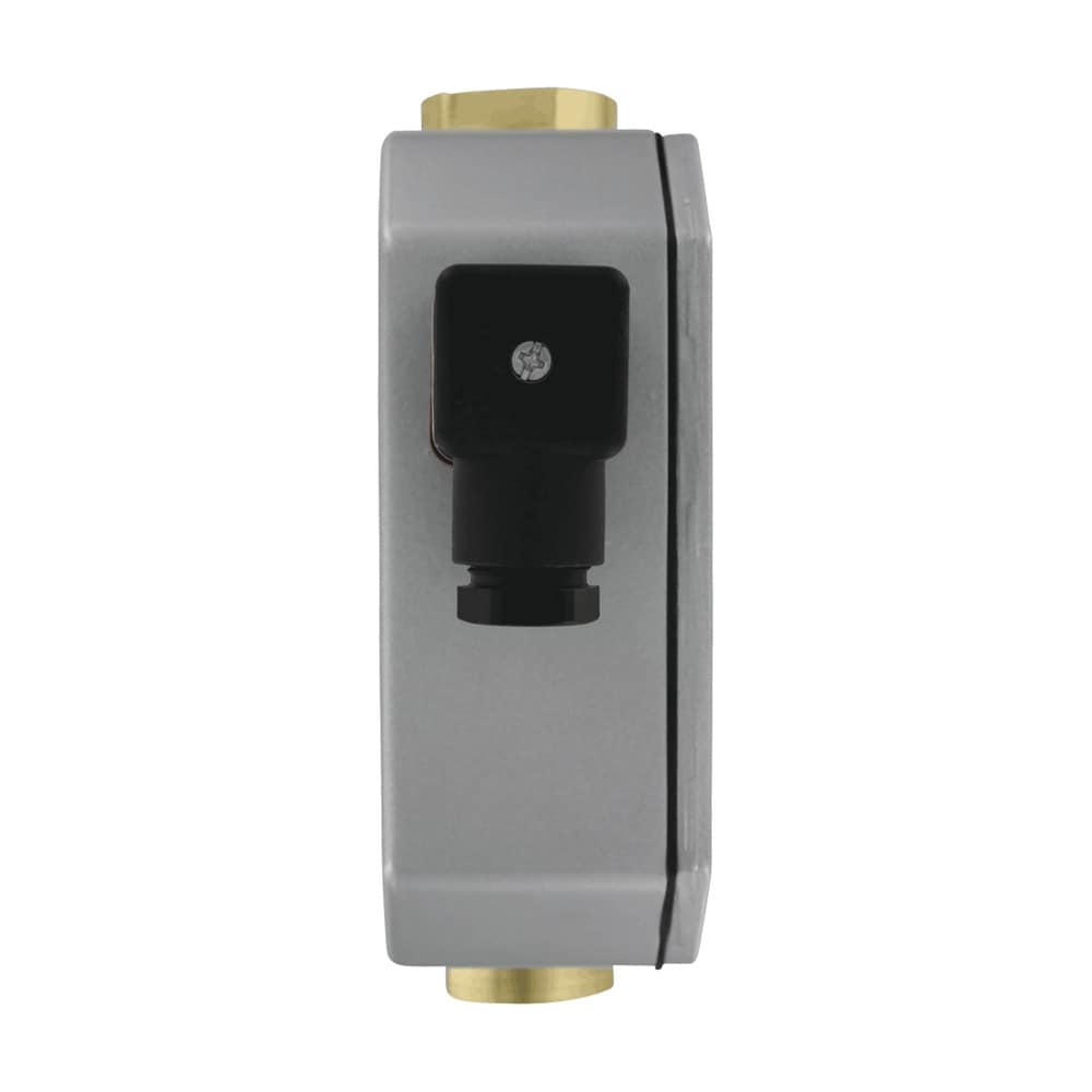 In-line flow alarm, range 1.5-12 SCFM air, 1/4" female NPT.