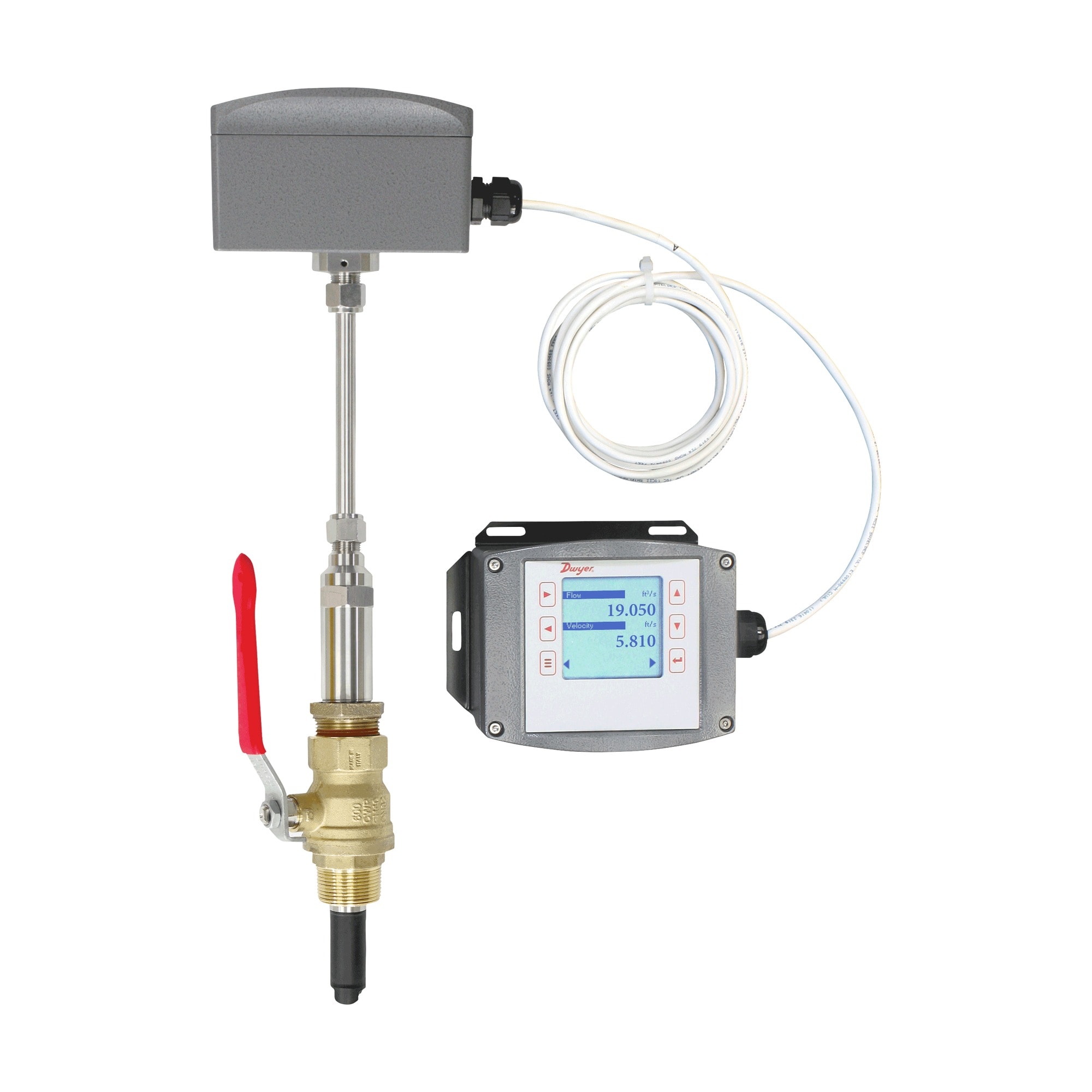Transmetteur de débit électromagnétique pour tuyaux de 4 à 36 po, installation ajustable