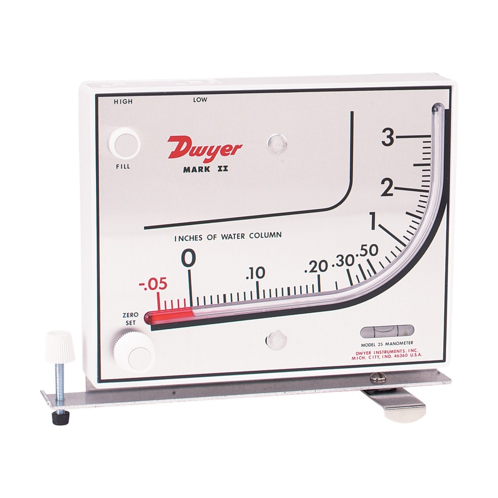 Inclined Manometers for Pressure Measurement in Paint Booths & Air Flow