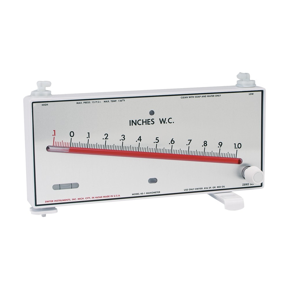 Inclined Manometers for Pressure Measurement in Paint Booths & Air Flow