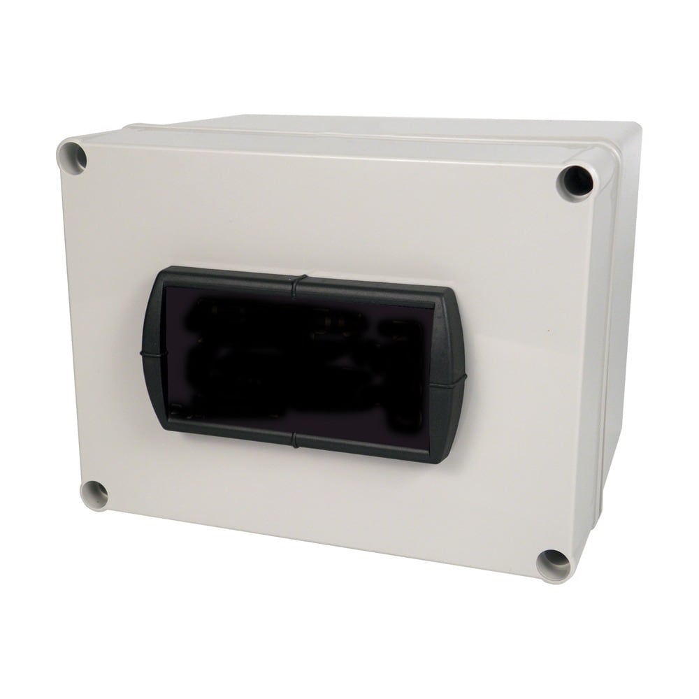 Low-cost plastic enclosure for 1 meter.