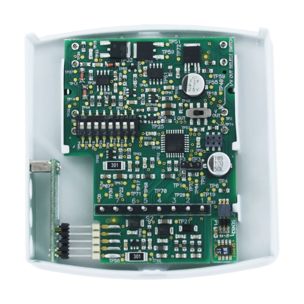 Wall Mount Humidity, Temp & Dew Point Transmitter - Capacitive Sensor