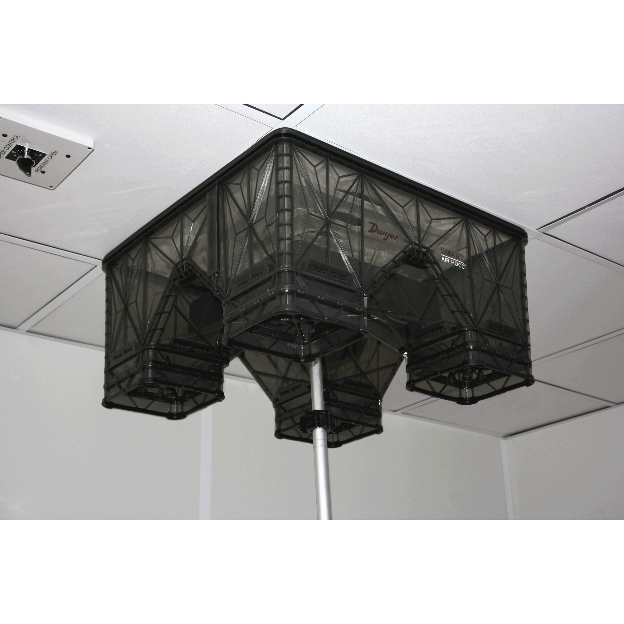 Instrument de équilibrage HVAC SMART AIR HOOD® avec Wi-Fi et pôle de 12 pieds