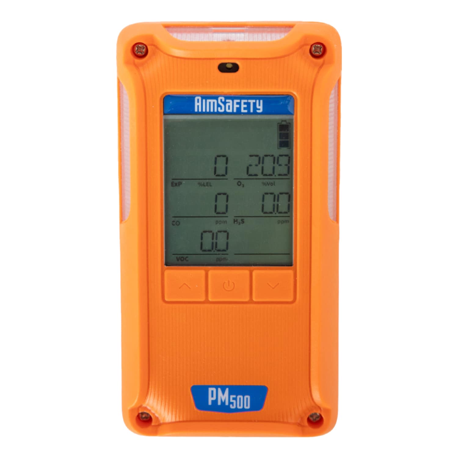 AimSafety PM500 Multi-Gas Monitor with Pump – 6 Gas Detection, Real-Time Readings & Confined Space Safety