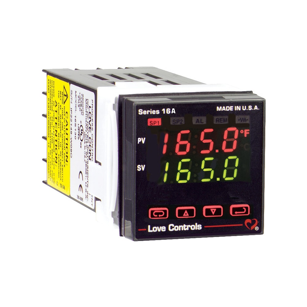 Controlador programable de temperatura/proceso, 16A, entrada universal, impermeable