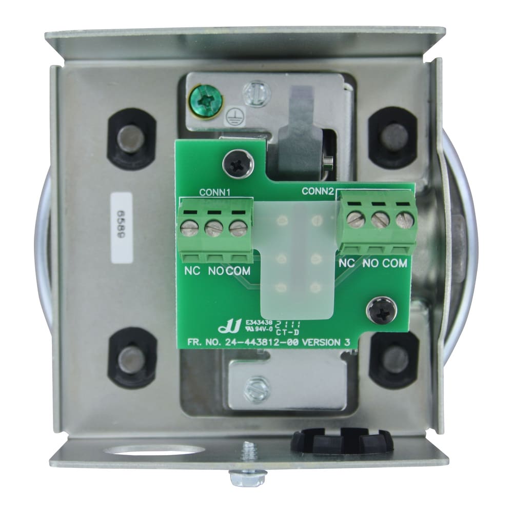 Compact DPDT Low Differential Pressure Switch, Manual Reset, No Power, HVAC