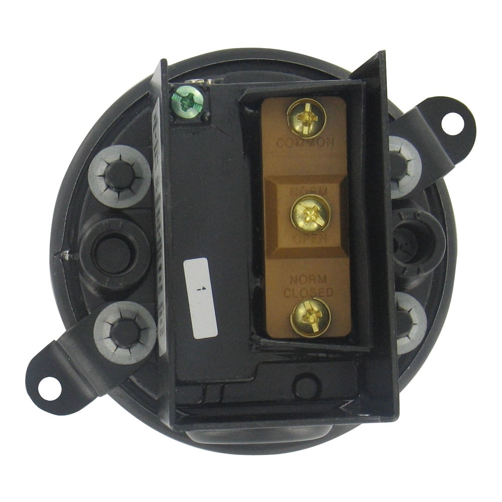 Differential pressure switch, range 3.0-11.75" w.c., approx. deadband @ min. set point 0.40, approx. deadband @ max. set point 0.40, with manual reset option.