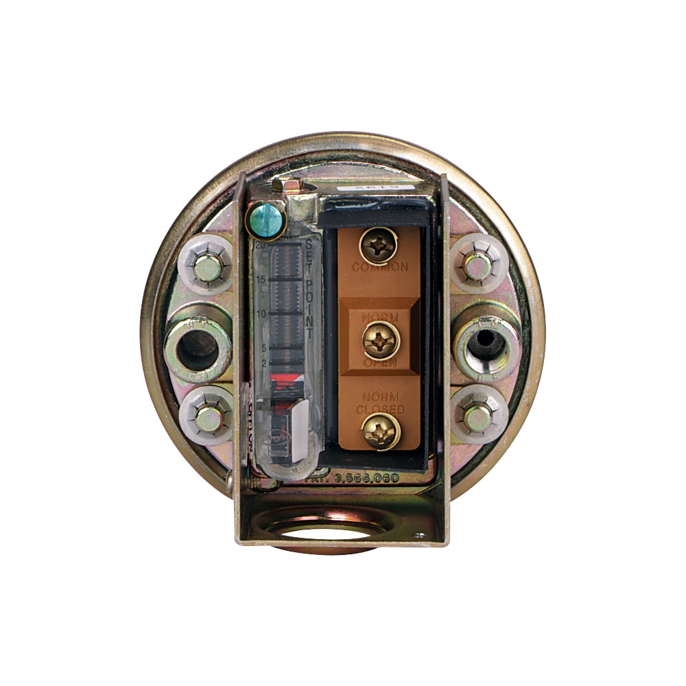 Gas Pressure Switch for Furnaces, SPDT, 1/8" F & 1/4" M, Visible Set Point