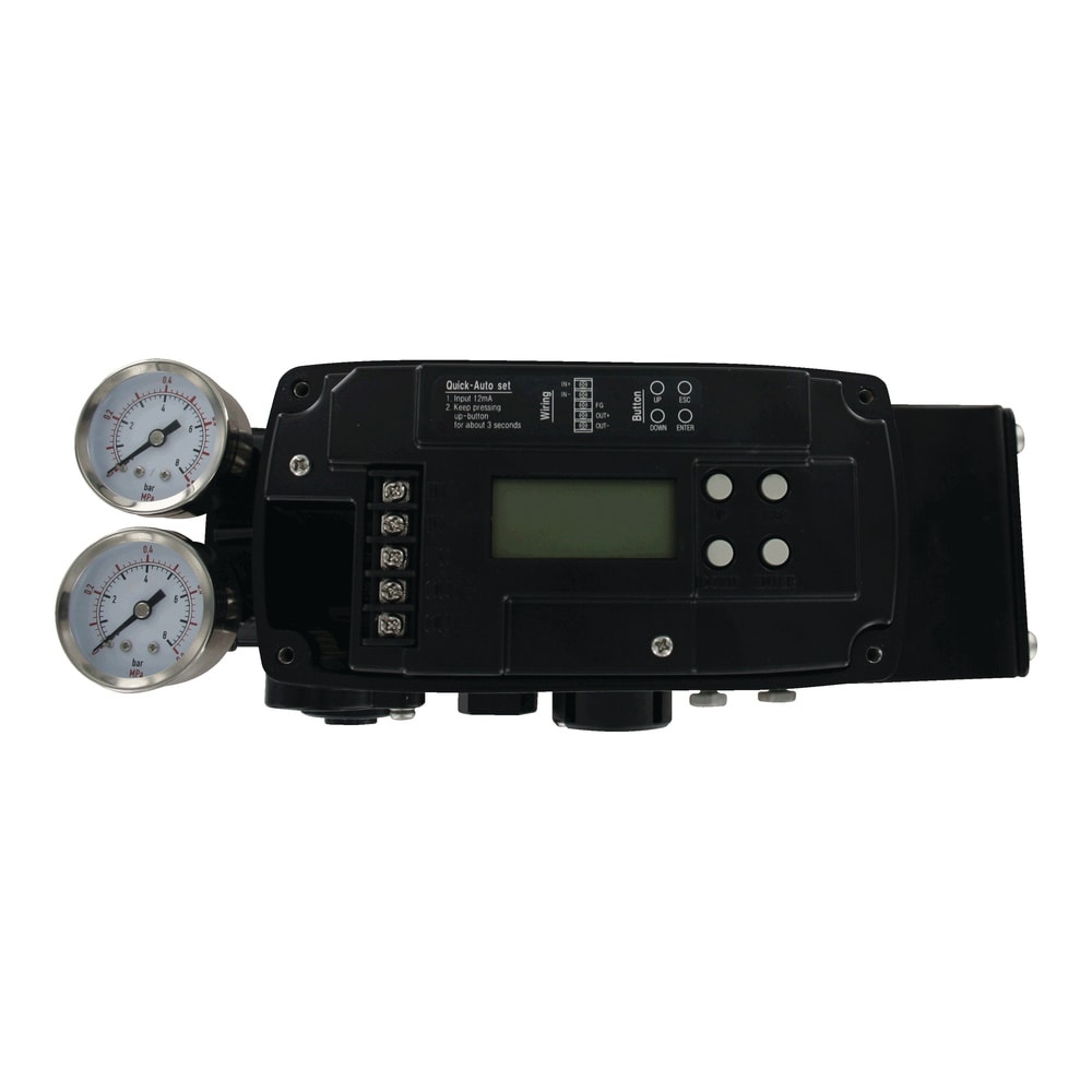 Series 285 Rotary Smart Positioner, NEMA 4X, HART, LCD, Low Air Use