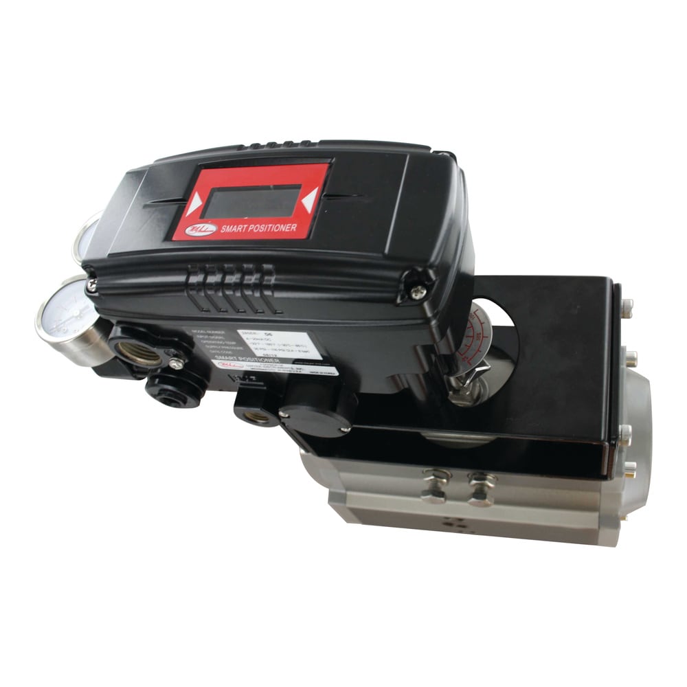 Series 285 Rotary Smart Positioner, NEMA 4X, HART, LCD, Low Air Use