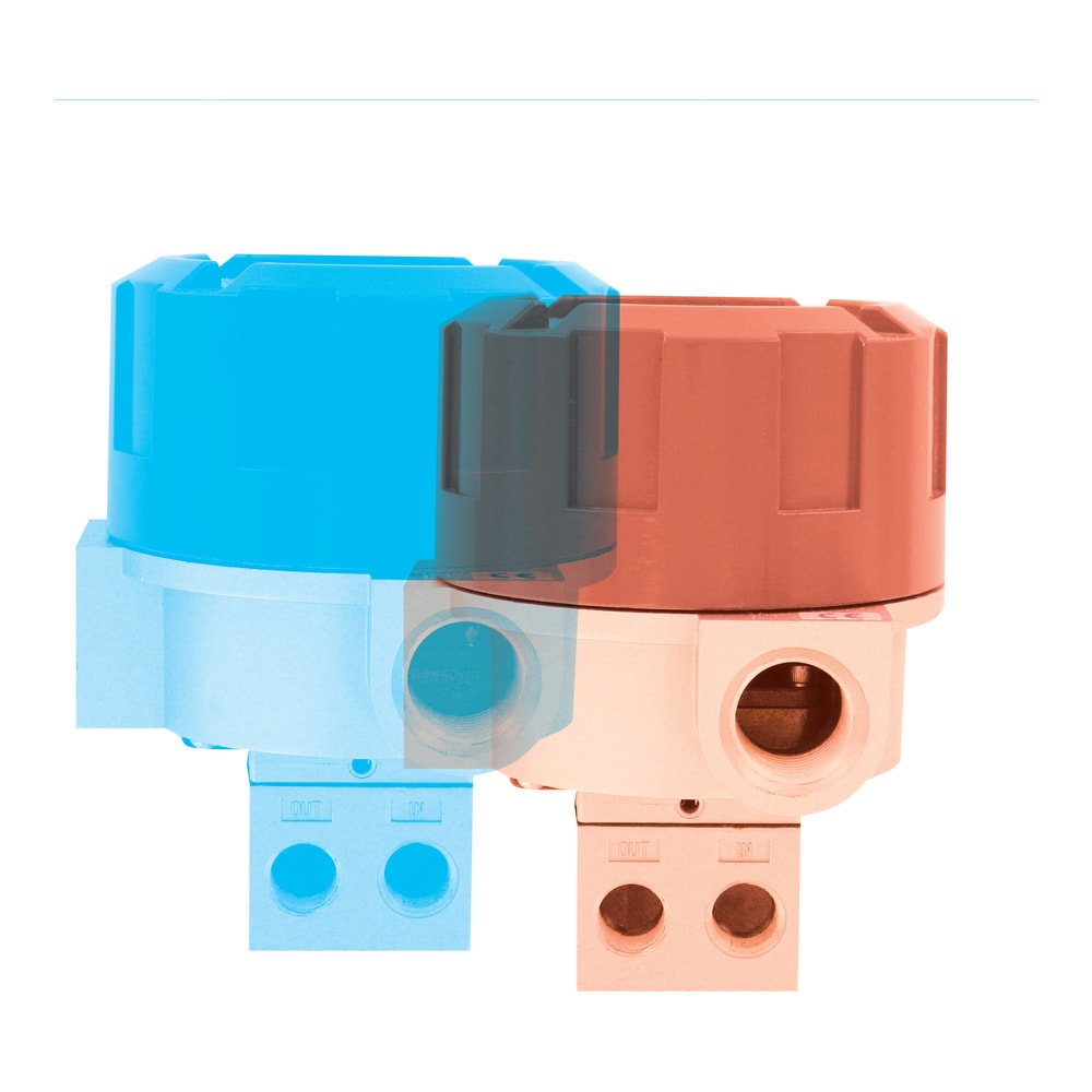 Current to pressure transducer, 4-20 mA input, 3-15 psig (0.2-1.0 bar) output.