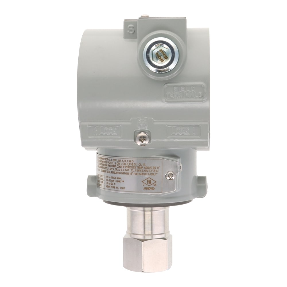 Explosion-Proof Pressure Transmitter, HART®, FM Approved, 100:1 Range
