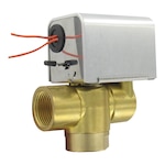 Vanne de zone électrique à 3 voies pour CVC – 1/2 à 1 po, 24/120 VAC, installation facile