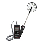 100 mm Vane Thermo-Anemometer for Air Velocity, Temp & Humidity - HVAC Use
