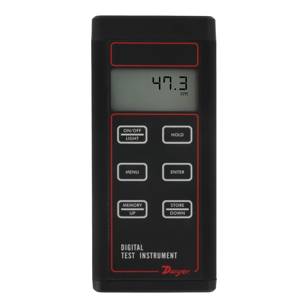 100 mm Vane Thermo-Anemometer for Air Velocity, Temp & Humidity - HVAC Use