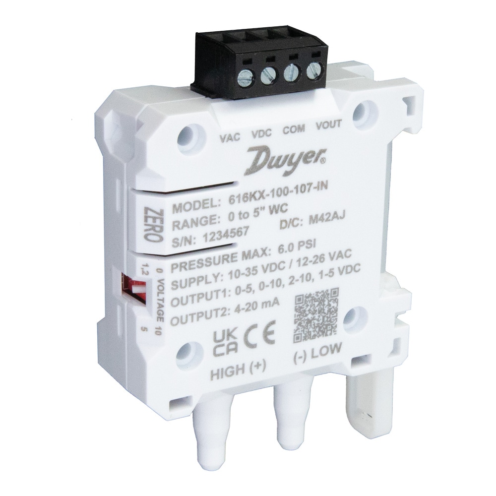 616KX Differential Pressure Transmitters, One-Touch® Calibration