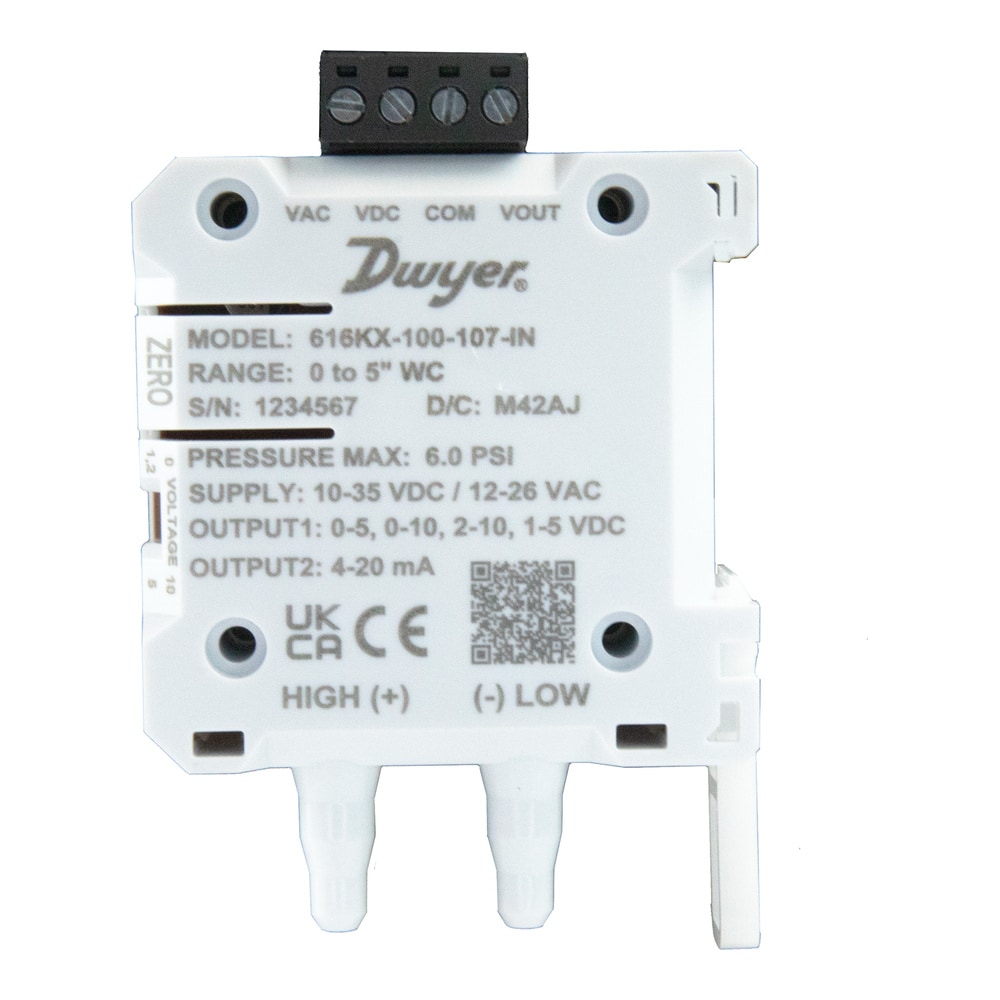 616KX Differential Pressure Transmitters, One-Touch® Calibration