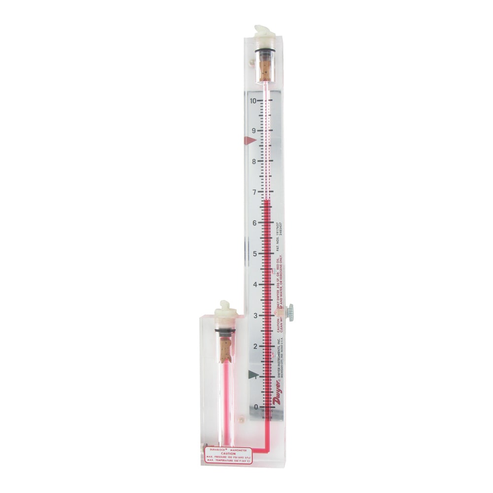 Dwyer® Durablock® Manometers for Static, Vacuum & Differential Pressure