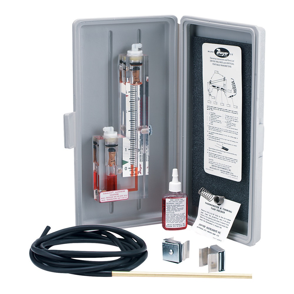Dwyer® Durablock® Manometers for Static, Vacuum & Differential Pressure