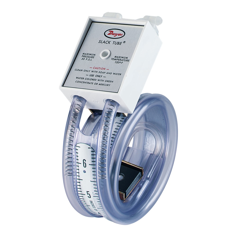 Compact Slack Tube® Manometer Kit for Gas Pressure – 4-60 in Range