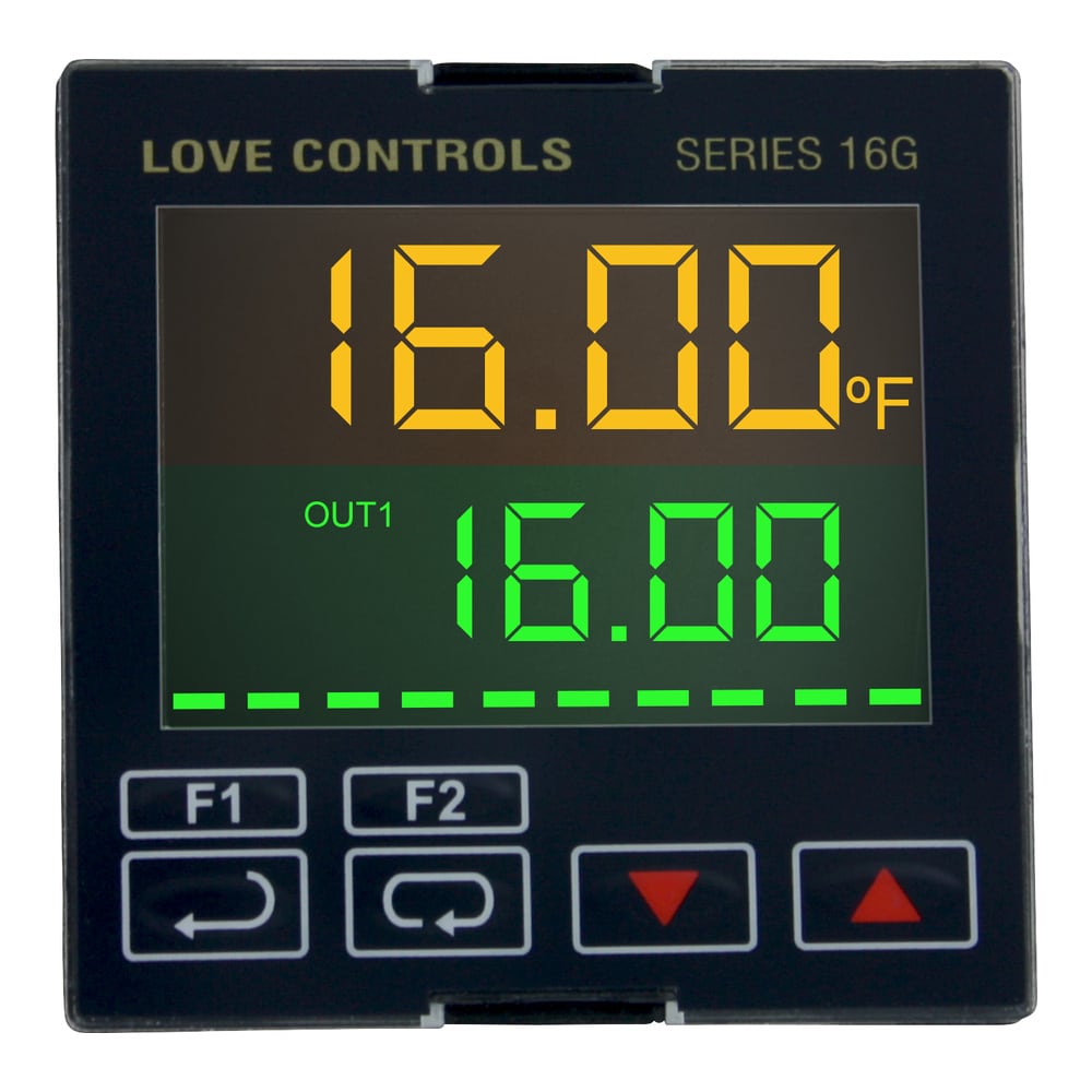 Dual Loop Temp/Process Controllers w/ RS-485 Modbus® for PID Control