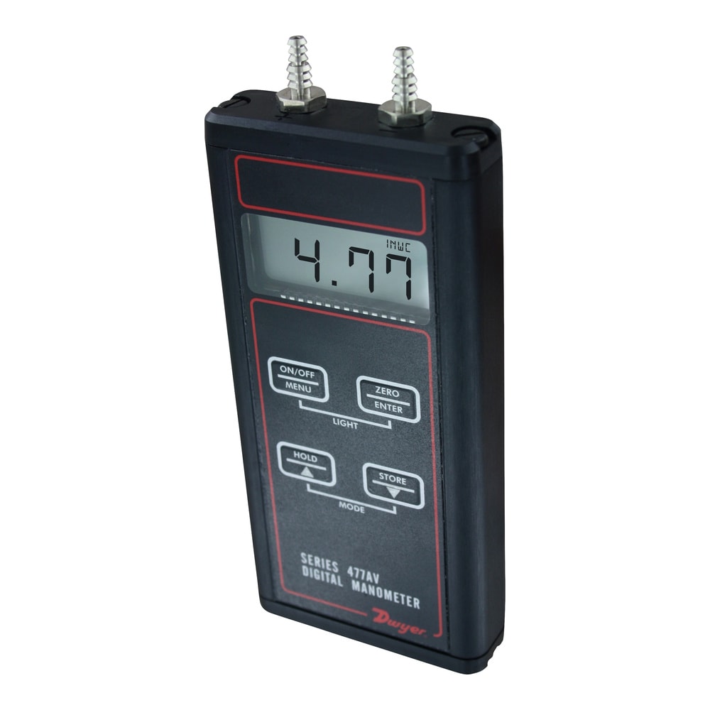 Handheld Digital Manometer for Pressure, Flow & Velocity ± Calibration
