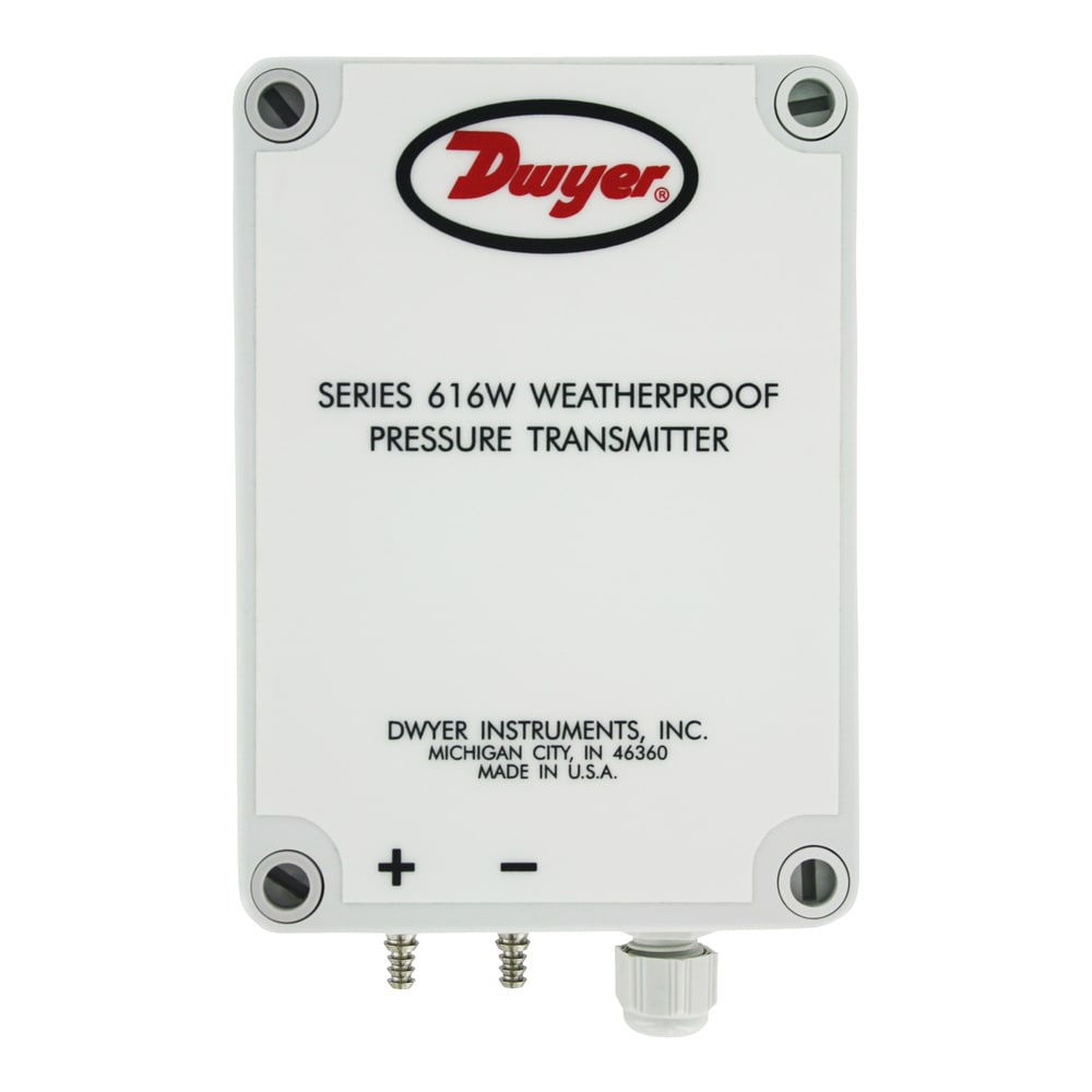Low Pressure Differential Pressure Transmitter, ± 0.50% Accuracy, 4-20 mA