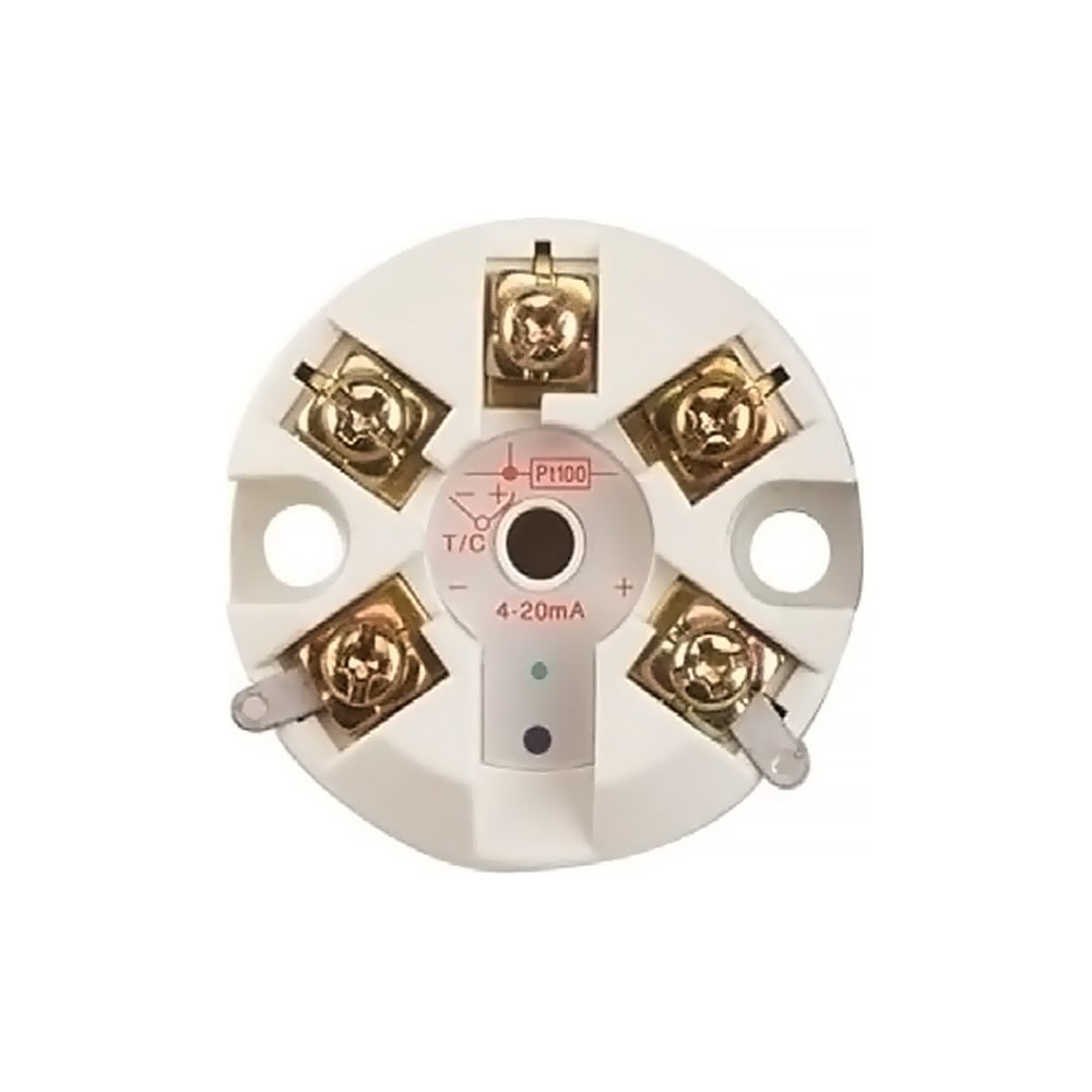 Push-Button Temp Transmitters for Thermocouple/RTD, 4-20 mA Output
