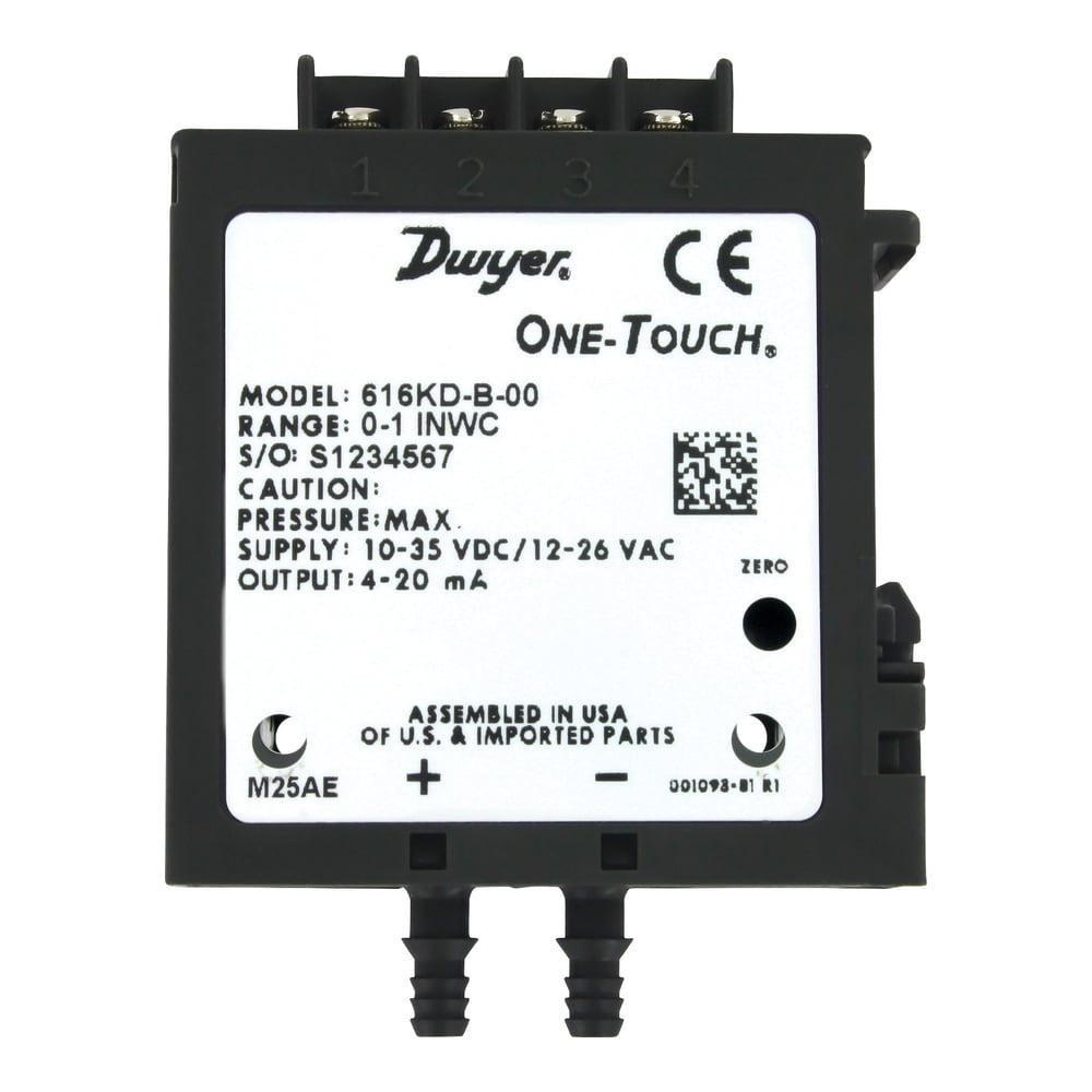 616KD Differential Pressure Transmitters, One-Touch® Calibration