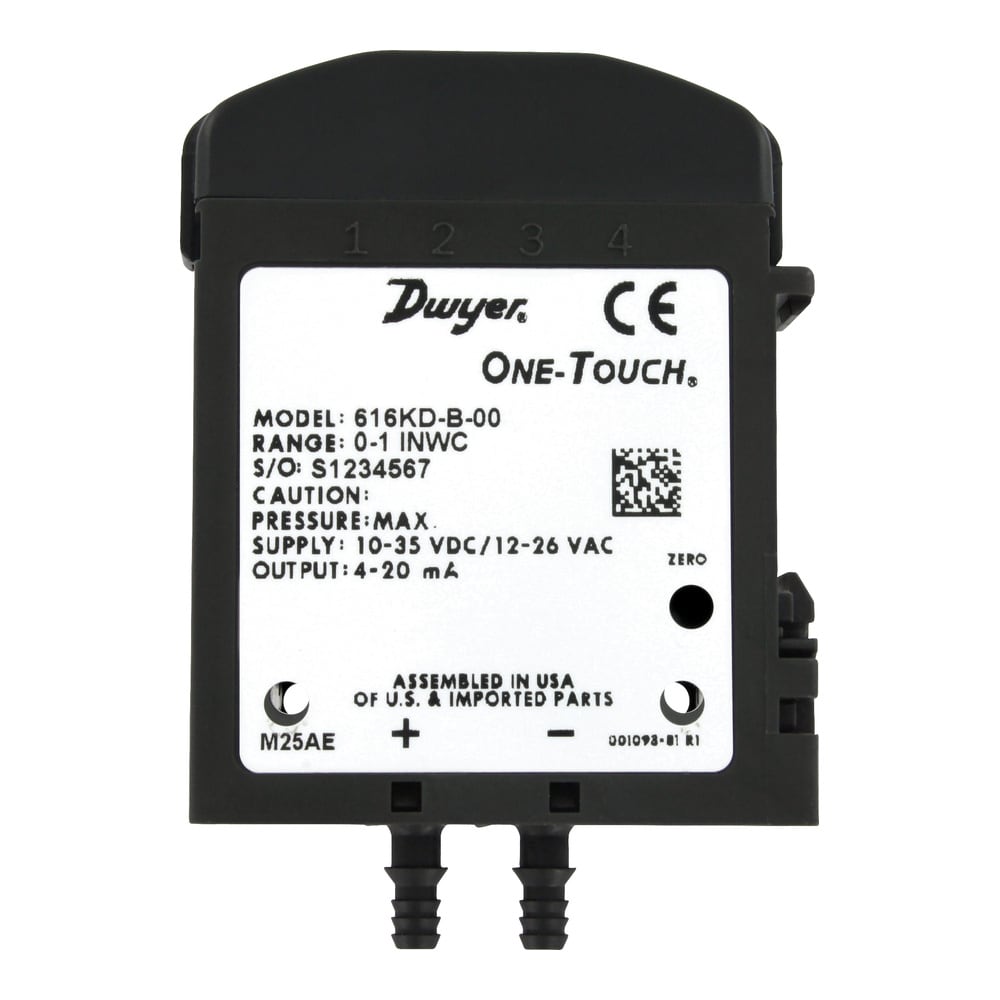 616KD Differential Pressure Transmitters, One-Touch® Calibration