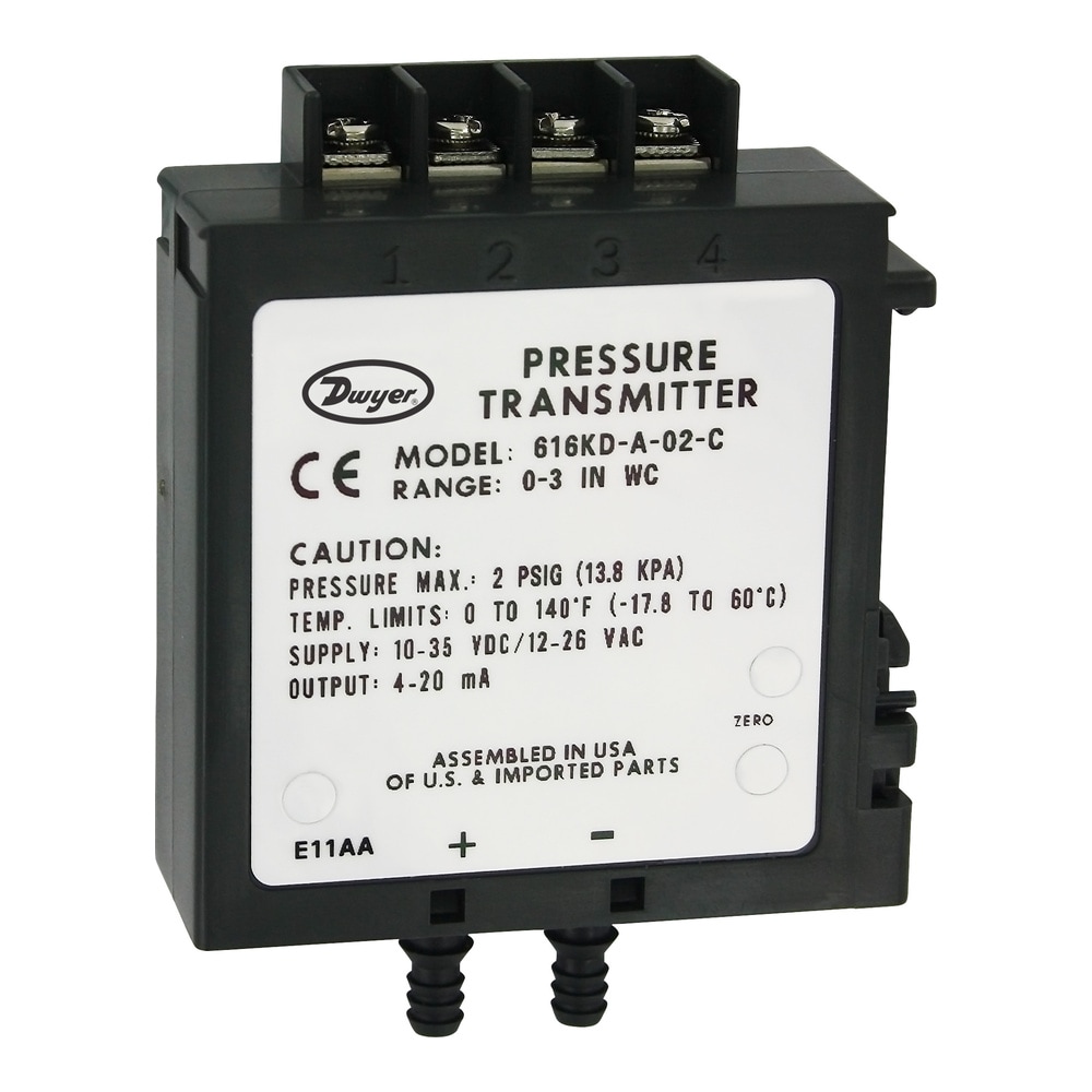 616KD Differential Pressure Transmitters, One-Touch® Calibration