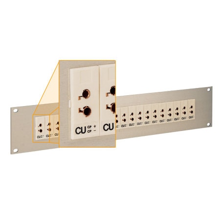 19 in Jack Panel Assemblies with Universal Thermocouple Connectors