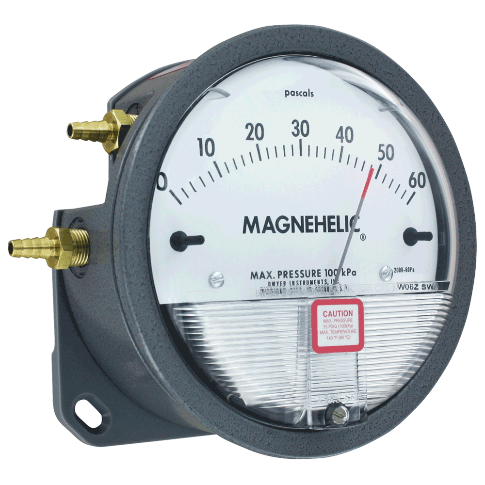 Low Differential Pressure Gauge – No Power Needed, IP67
