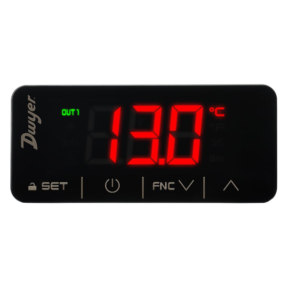 Digital Temp Controller 999°F/537°C, 3-Digit LED, Modbus, Alarm, Food/Industrial