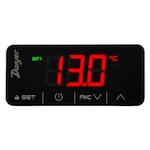 PID Digital Temp Controller, 3-Digit LED, Modbus, 999°F/537°C, Alarm