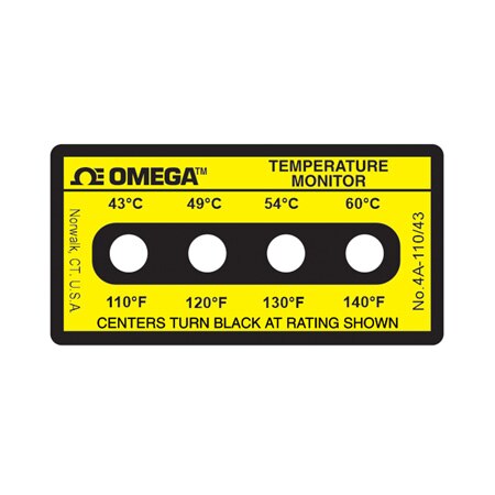 4 Points, 43°C (110°F) to 60°C (140°F), 10 Pack