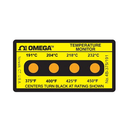 4 Points, 190°C (375°F) to 232°C (450°F), 30 Pack