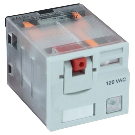 Ice Cube Relays for AC/DC Circuits, 15A, with LED Indicator, HVAC & Pump