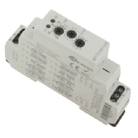 DIN Rail Time Delay Relays, 10 Functions, 0.1s Adjustments, LED – Min. Order 10