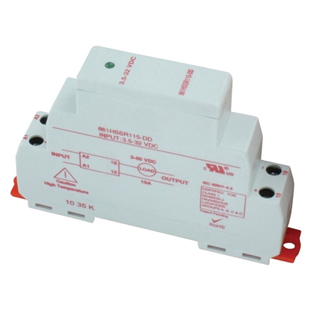 Hazardous Rated Solid State Relay, DIN Rail Mount, LED Indicator