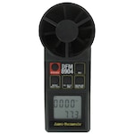 Vane Thermo-Anemometer for Air Velocity & Temp, 1.3 in Display, Portable